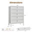 Commode à 5 tiroirs, H 44 po-14882954