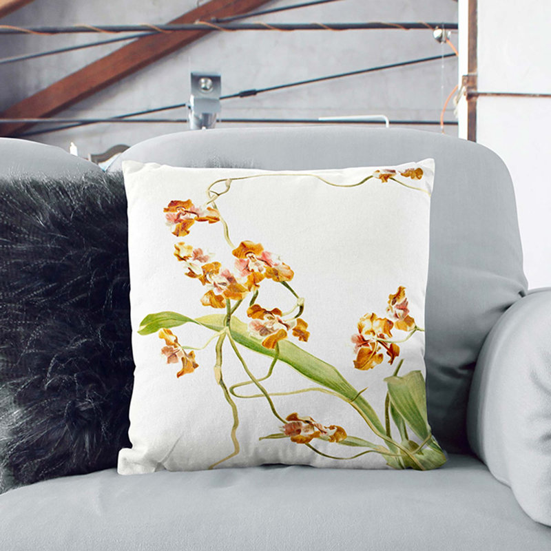 Square Throw Cushion, Black, 40cm H x 40cm W x 15cm D