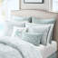 Édredon double - bourre et taies décoratives 100% coton blanc et sable-124264885