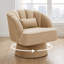 Upholstered Swivel Accent Chair-1111225199