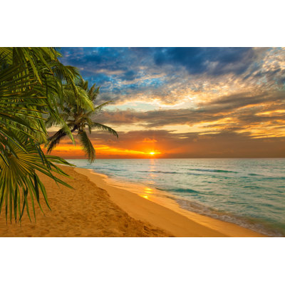 Caribbean Beach - photographie sur toile tendue