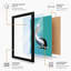 Graphic Pelican Modern - Framed Print-944381439-944381378