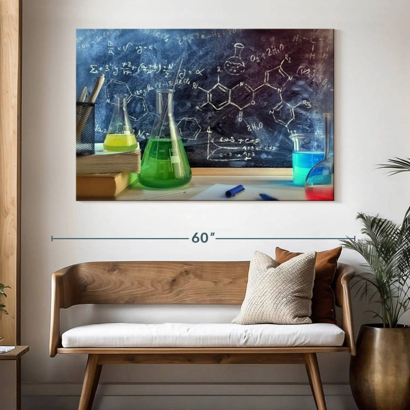 Keiri Chemistry Lesson, 34" H x 51" W