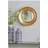 D18.7 x 3.9" LED-illuminated Wall Mirror