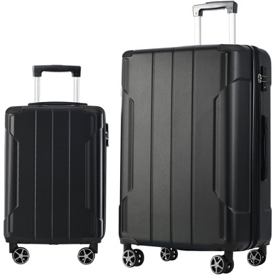 Hardshell ABS Luggage Sets 2 Piece Suitcase Set Expandable with TSA Lock Spinner Wheels