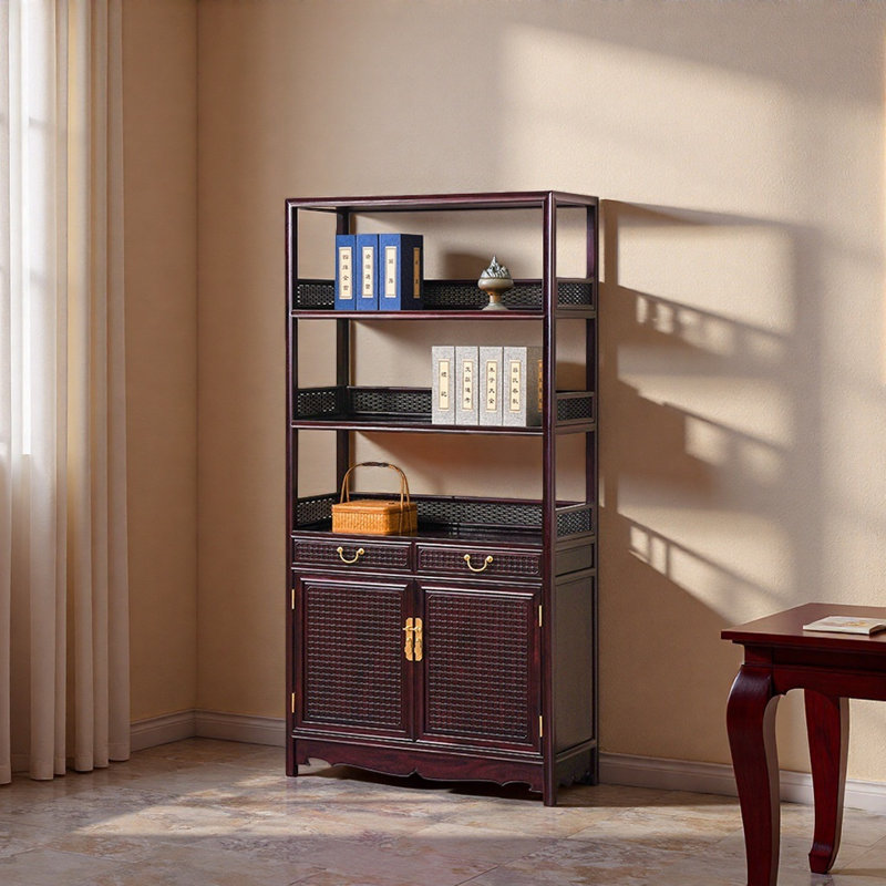 New Chinese Minimalist Style Bookcase