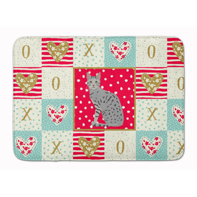 Charvi Patchwork Memory Foam Non-Skid Kitchen Mat