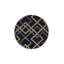 Tapis noir à motif géométrique lavable-1891861474