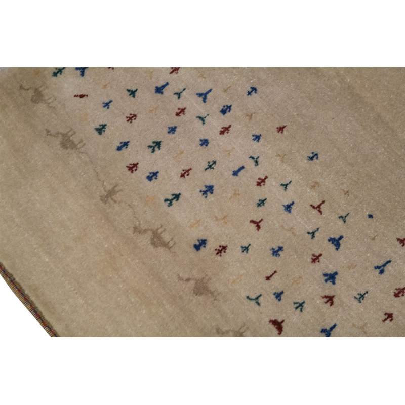 Hand-Knotted High-Quality Gold Area Rug