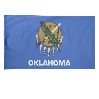 Serviette de thé à drapeau oklahoma