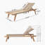 Chaise longue d'extérieur en corde Catania (ensemble de 2)
