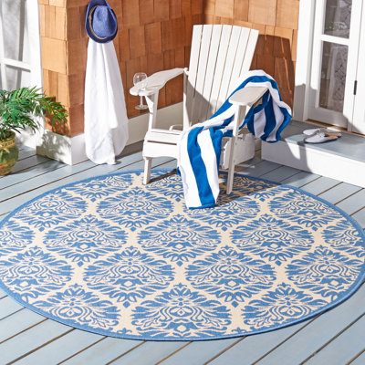 Tapis intérieur / extérieur Frankee Performance Ikat