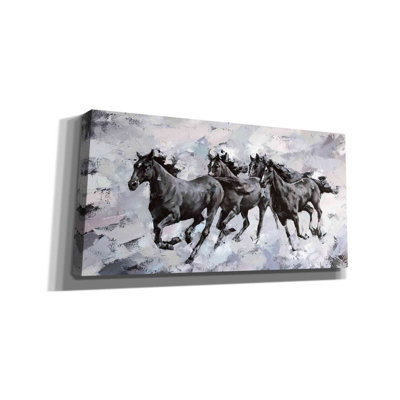 'Gallop' by Alexander Gunin, Canvas Wall Art