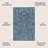 Leonora Bohemian Textured Weave Floral Navy/Gray Indoor/Outdoor Rug-876239352