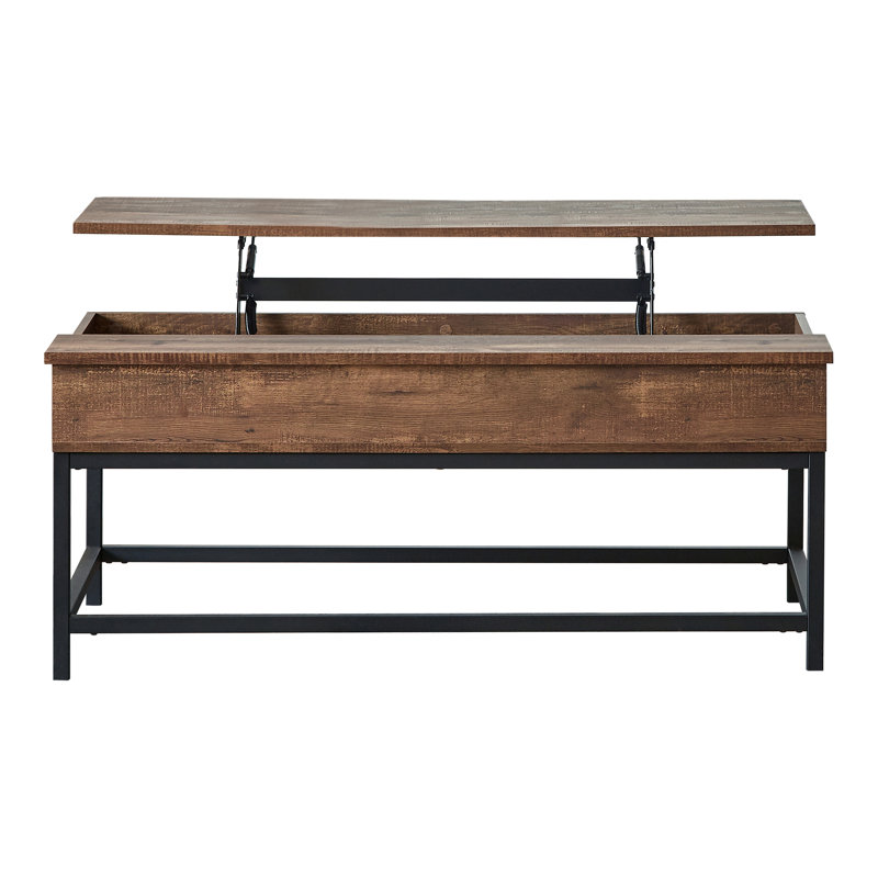 Paulk Single Coffee Table, Walnut