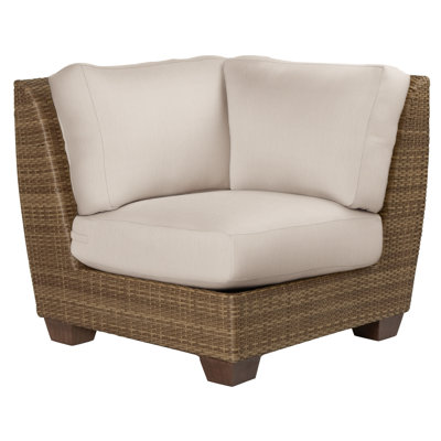 Chaise de patio avec coussins Saddleback