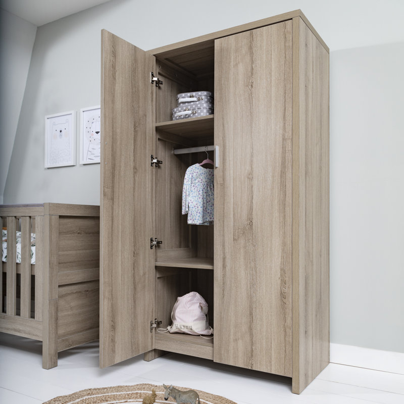 Tutti Bambini Modena 2 Door Wardrobe, Oak