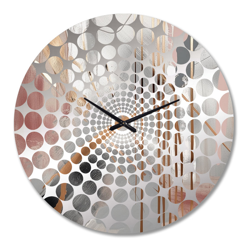 Tappahannock - Horloge murale abstraite en marbre, Très grand