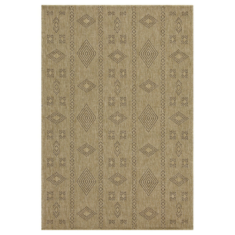 Jute/Mocha Indoor/Outdoor Area Rug - 7 Ft. 10 In. X 10 Ft. 3 In., Rectangle 7'10" x 10'3"