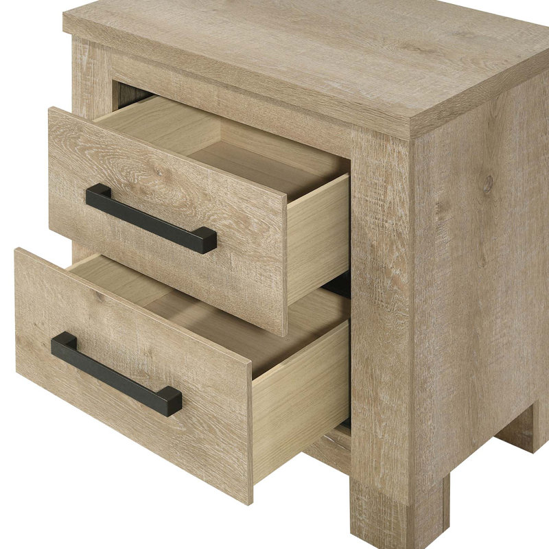 Table de chevet 2 tiroirs Sansome