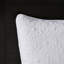 Couvre-lit réversible simple - blanc, intérieur en coton confortable, design attrayant, s'adapte bien aux matelas, confort prélavé facile à nettoyer, motif ajoutant du style, facilement lavable