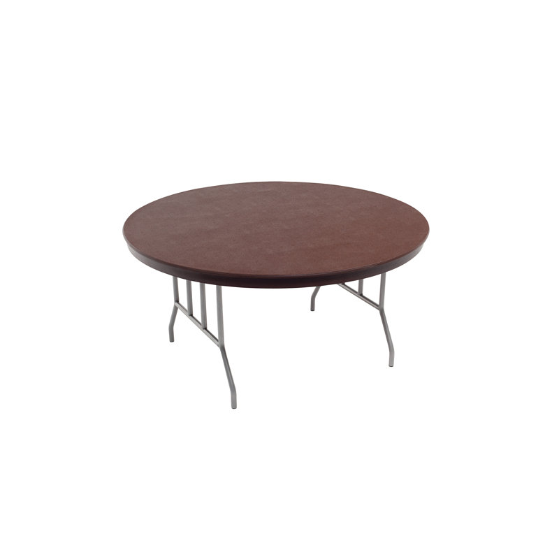 Table pliante circulaire en plastique, H 29 po x L 72 po x l 72 po