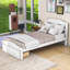 Lit plateforme simple en bois avec tiroir-695576580