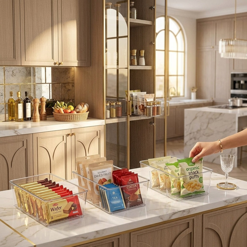Plastic Food Storage Container - Set of Containers and Lids