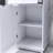 63" Bathroom Storage Cabinet With Glass Doors-1821801882