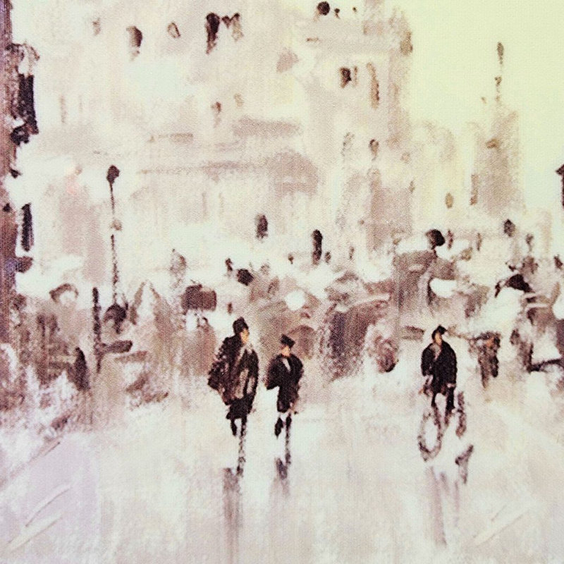 S / 2 villes européennes, aquarelle, 24 x 30 po
