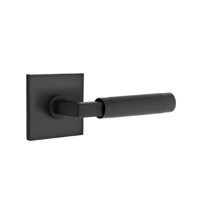 Emtek Select Passage Leverset w/ Square Rosette, L-Square Stem