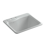 River Falls Metal Rectangular Drop-In Bathroom Sink