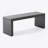Acacia Wood Dining Bench, Black