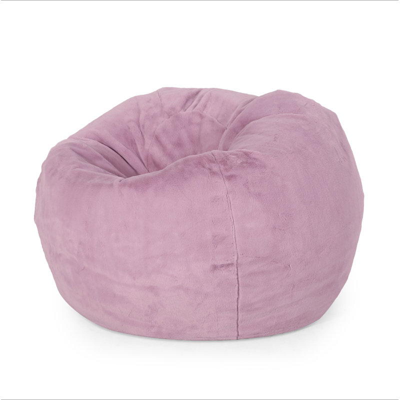 Fauteuil à billes arrondi 3 pieds Kavel, lavande