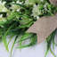 , Vert, automne, larme, drapeaux, tournesol, guirlandes de Noël, couronne de tournesol artificielle avec feuilles de verdure
