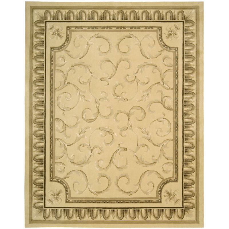 Gustina Wool Rug, Rectangle 5'6" x 8'6" 
