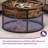 Rothwell 31.5"W Lift Top Extendable Round Frame Coffee Table with Storage-355073418-378551254