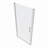 3/8"Adjustment,Universal Shower Door, Open Outside, With 1/4" Tempered Glass 24*72-123404530