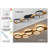 Hurlee 5-Light 39.37" W Integrated LED Dimmable Flush Mount