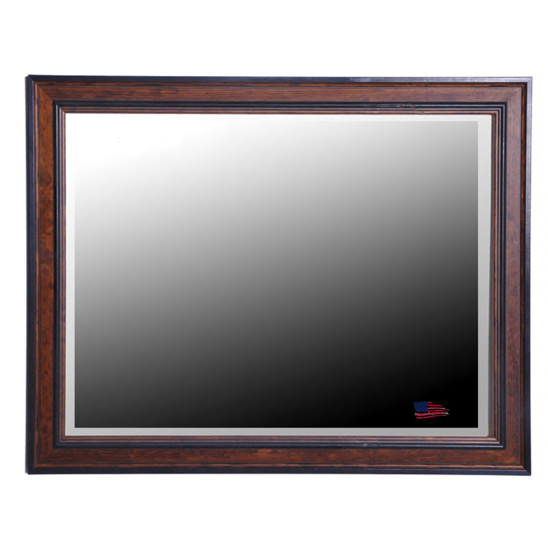 Soderlund Wood Wall Mirror, 33.5" H x 21.5" W