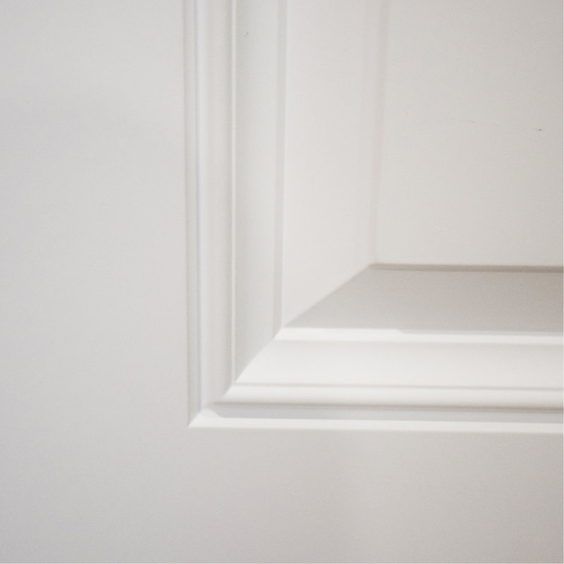 32 x 80 inches Fiberglass Entry Door Slab, 9 Lite Low-E Glass - Front Door Slab for Home's Entrance, Right Hand Inswing, White Smooth Knock-Down Door Slab