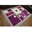 Tapis mauve / gris Costanza