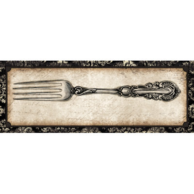 Patterned Fork II - Painting Print
