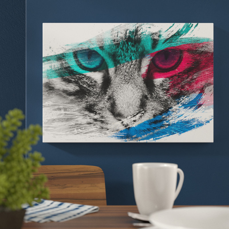 Cat Eyes - Wrapped Canvas, 70cm H x 100cm W