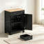 Buffets et rangement peu encombrants avec rangement, armoire en bois de 26,8 pouces, cuisine moderne