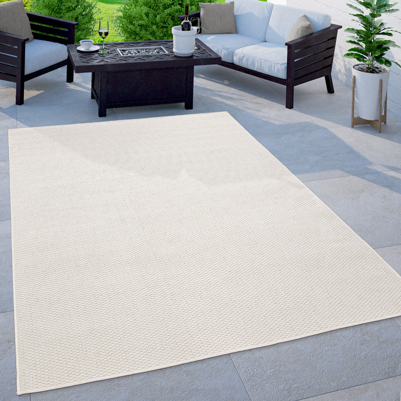 Friedens Solid Colour Indoor / Outdoor Area Rug, Round 200cm