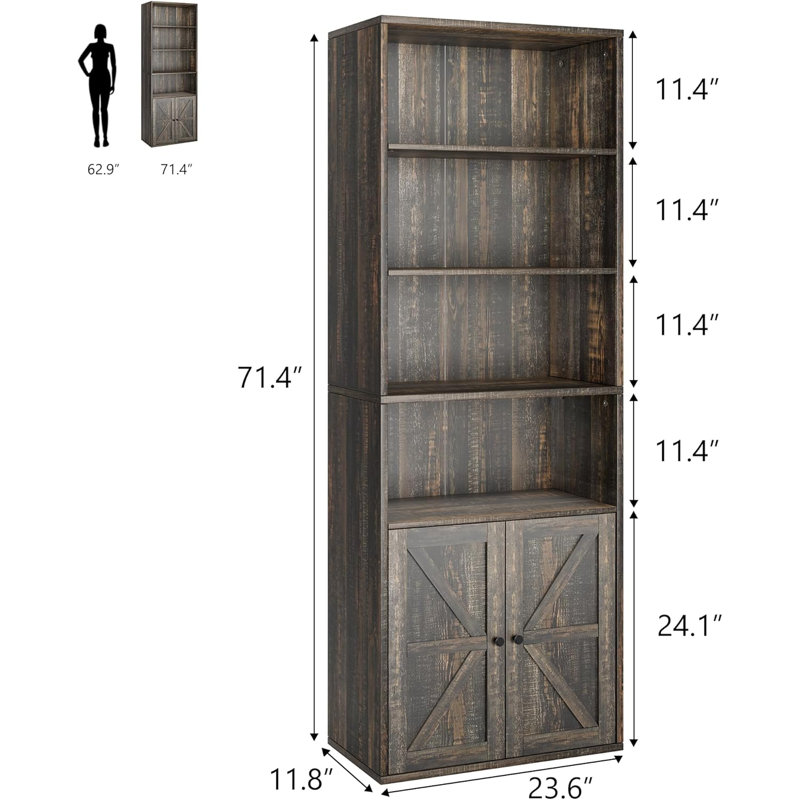 181cm H x 60cm W Bookcase