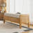 Upholstered Storage Ottoman Bench