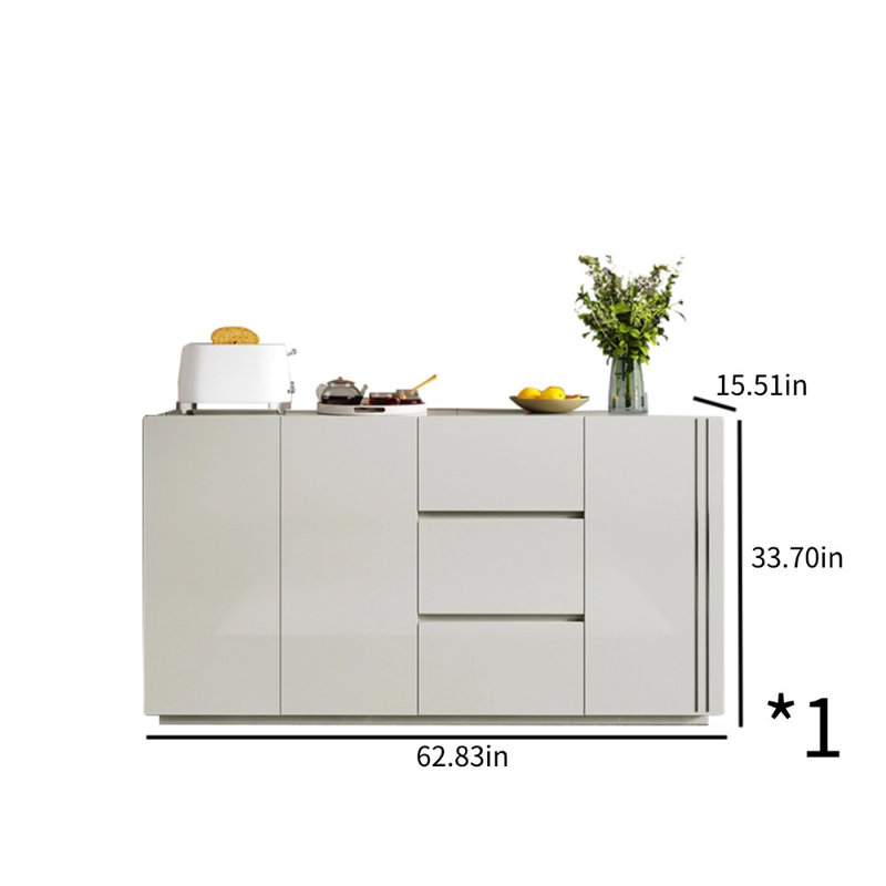 Armoire décorative moderne avec rangement simple