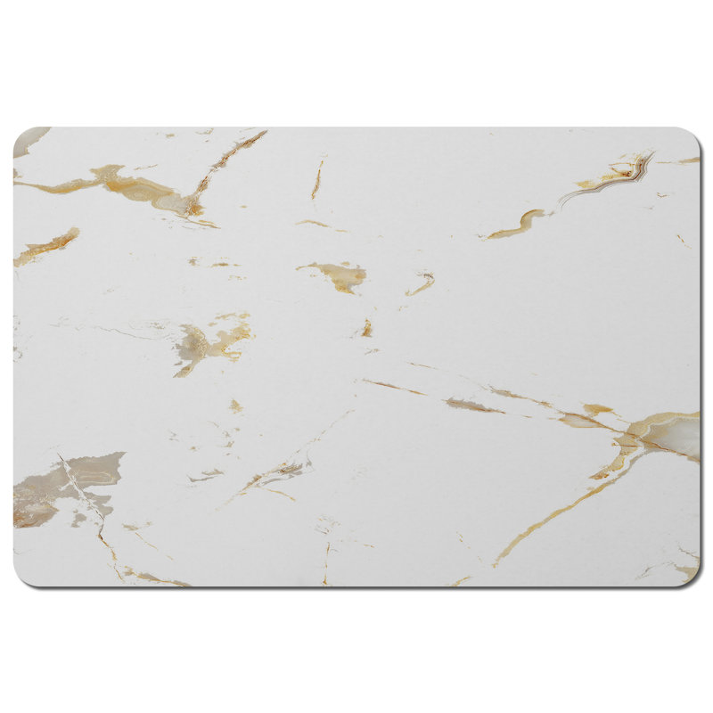Shay Polyester, Wood No Pattern Rectangle Placemat